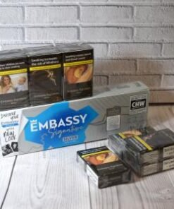 Embassy Signature Gold Cigarettes – 10 packs of 20 Cigarettes (200)