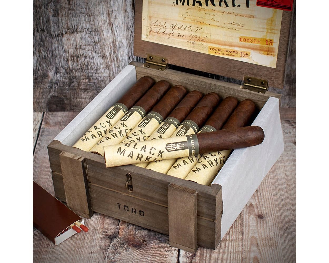 Alec Bradley Black Market Toro Cigar – Box 22