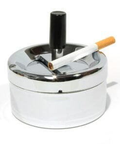 Angelo | Spinner Ashtray High Polished Chrome | 9cm