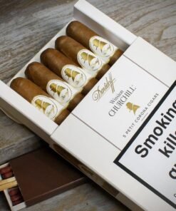 Davidoff Winston Churchill (Artist) Petit Corona Cigars – Pack of 5