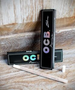 OCB | Premium Slim K.S. Rolling Papers | Pack of 2 Booklets