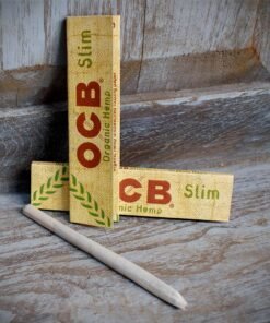 OCB | Slim K.S. Organic Hemp Rolling Papers | Pack of 2 Booklets