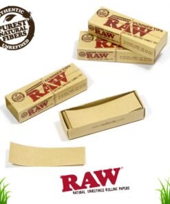 RAW | Perforated Gummed Natural Tips | Bundle of 3