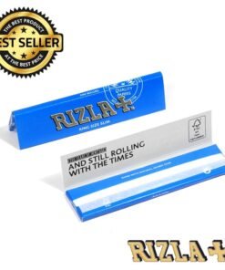 Rizla King Size Blue Slim Rolling Papers | Bundle of 2