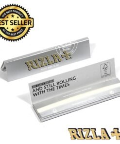 Rizla King Size Silver Slim Rolling Papers | Bundle of 2