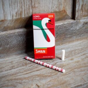 Swan | Long Extra Slim Filter Tips | 80 Pack